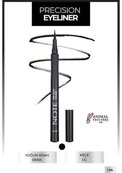 Note Precision Kalem Likit Eyeliner İncelemesi: Performans, Özellikler ve Kullanıcı Yorumları
