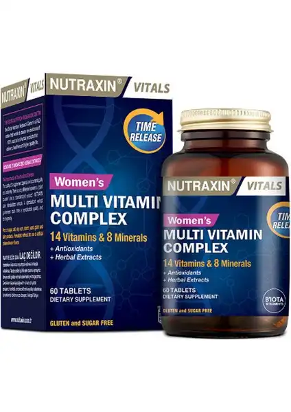 Nutraxin Kadınlar İçin Multivitamin ve Mineral Kompleksi İncelemesi