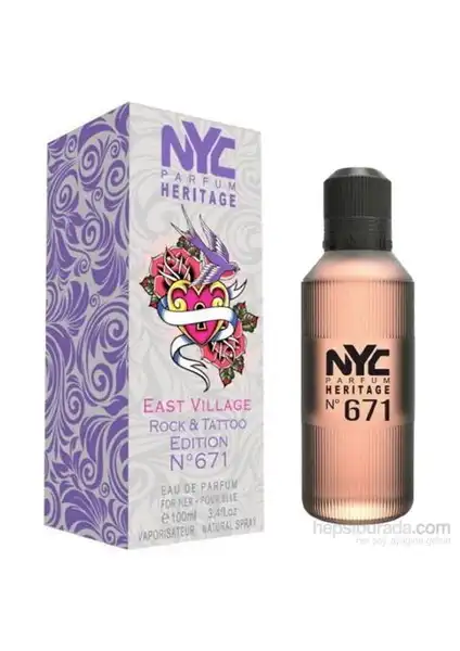 Nyc East Village Rock Tattoo Edition No 671 For Her: Ferah ve Modern Bir Parfüm