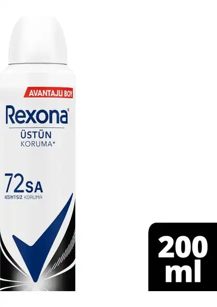 Rexona Kadın Sprey Deodorant: 72 Saat Sarı Leke Karşıtı Koruma Sağlıyor