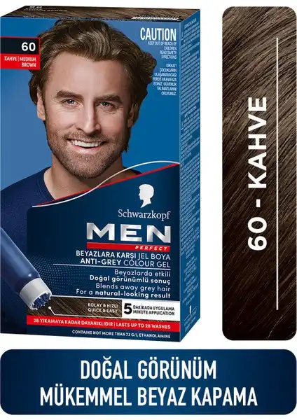 Schwarzkopf Men Perfect: Beyaz Saçları Kapatmak İçin Hızlı ve Doğal Çözüm