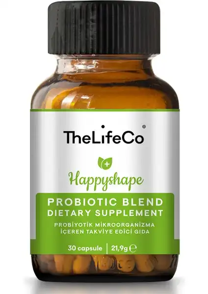 TheLifeCo Happyshape: Bağırsak Sağlığı İçin Gelişmiş Probiyotik Takviye Desteği