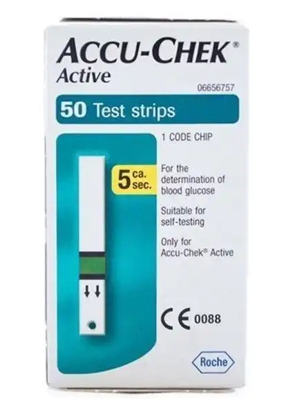 Accu-Chek Active Şeritler: Güvenilir ve Kolay Kullanımlı Kan Şekeri Ölçüm Çözümü