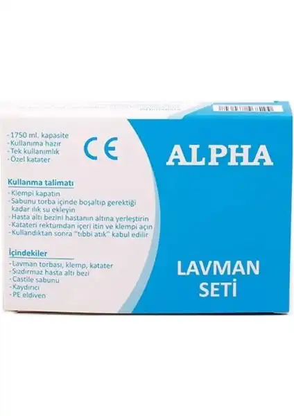 Alpha Lavman Seti 1750ML ile Güçlü Bağırsak Temizliği ve Detoks Sağlayın