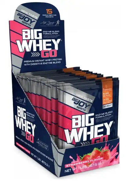 Bigjoy Sports Big Whey Go Çilek Aromalı Whey Protein Tozu İncelemesi ve Kullanım Rehberi
