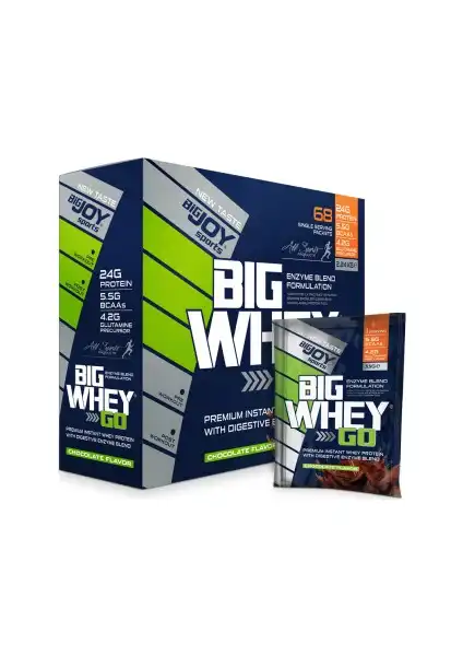 Bigjoy Sports Big Whey Go Whey Protein Tozu Sporcular ve Sağlıklı Yaşam Tutkunları İçin Uygun