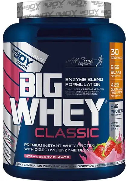 Bigjoy Sports Bigwhey Whey Protein Tozu Klasik Serisi Çilekli Ürün İncelemesi