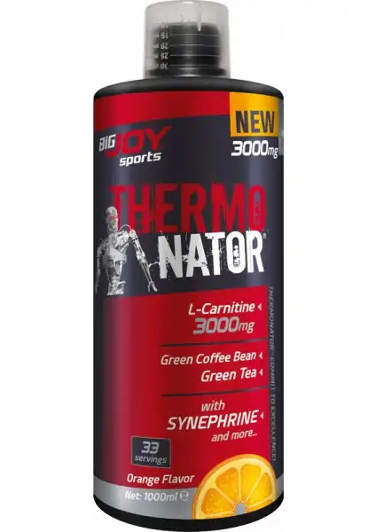 Bigjoy Sports Thermonator Portakal 3000 mg ile Yüksek Performanslı Yağ Yakımı ve Enerji Artışı
