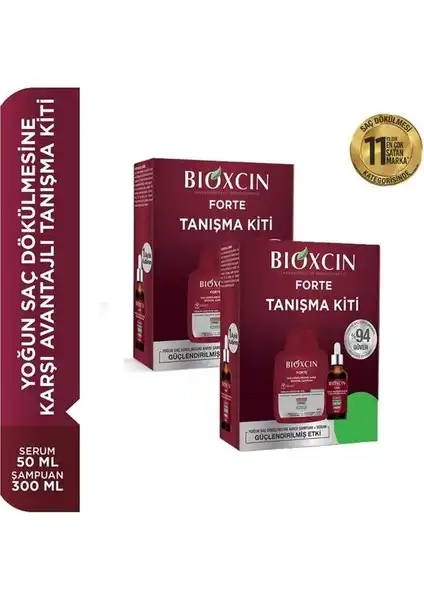 Bioxcin Forte Tanışma Paketi: Saç Dökülmesini Önleyen Güçlü Bakım Çözümü