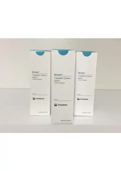 COLOPLAST Yapışkan Çıkarıcı Sprey 50 ml seti, tahrişsiz ve etkili yapışkan izleri temizleme çözümü