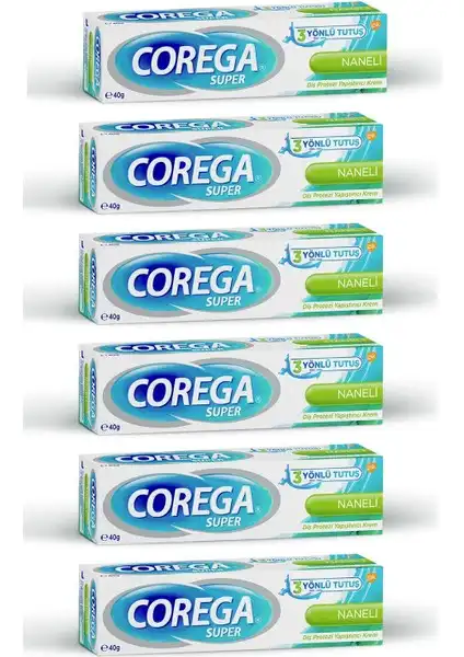 Corega Süper Protez Yapıştırıcı Krem: Güçlü Tutucu ve Nane Aromasıyla Günlük Kullanım