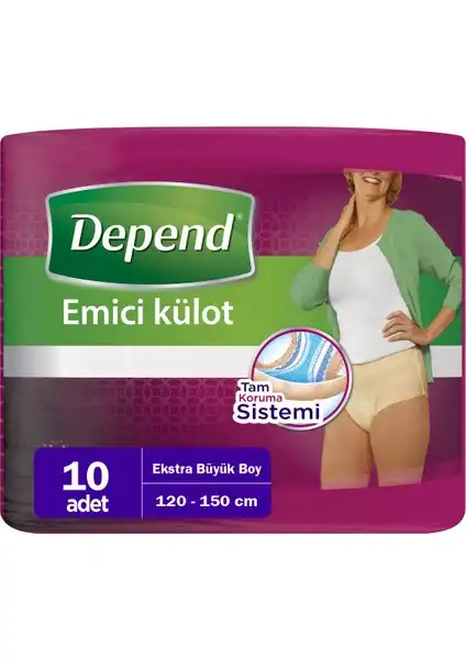 Depend Emici Külot Lohusa Pedi Kadınlar İçin Güvenli ve Konforlu Kullanım Sağlar