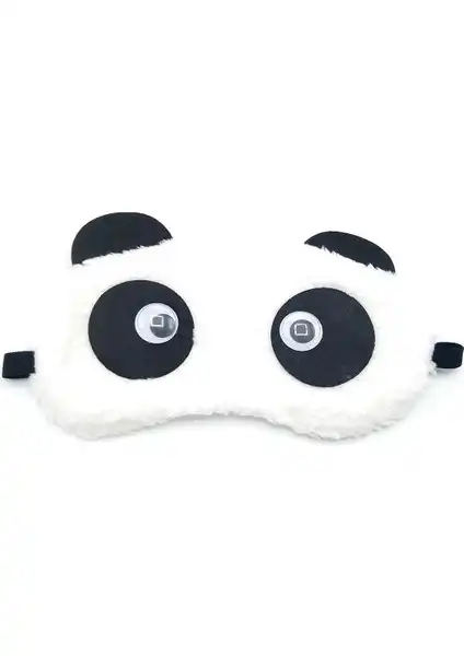 Düz Peluş Panda Uyku Bandı ile Konfor ve Rahatlığı Artırın