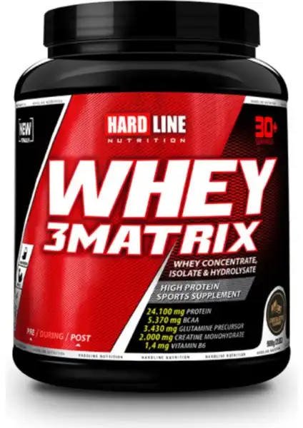 Hardline Whey 3 Matrix Çikolata: Yüksek Kaliteli Protein Tozu ile Kas Gelişimini Destekleyin