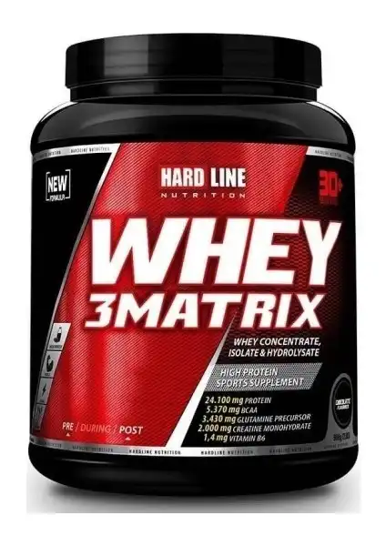 Hardline Whey 3Matrix Çikolata Aromalı: Yüksek Kaliteli Protein ve Kreatin İçeren Sporcu Takviyesi