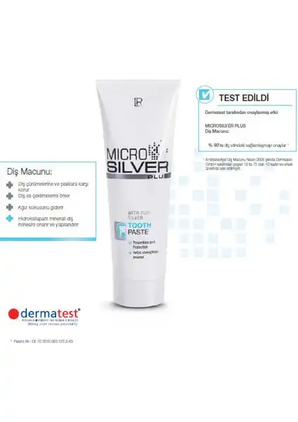 Lr Microsilver Plus Diş Macunu: Nano Teknoloji ile Güçlendirilmiş Ağız Bakım Ürünü