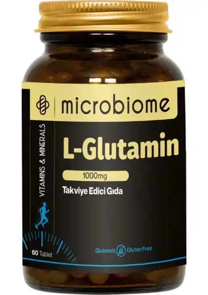 Microbiome L-Glutamin 1000 mg: Kas Sağlığını Destekleyen Güçlü Aminoasit Takviyesi