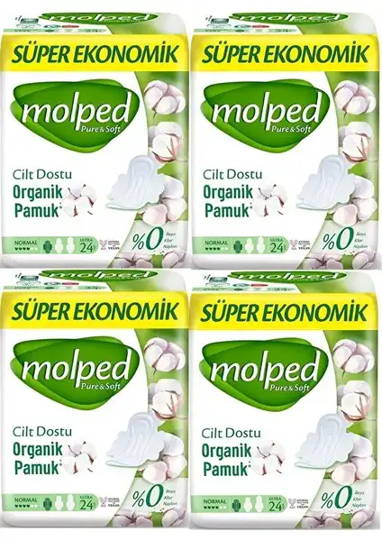 Molped Pure&Soft Hijyenik Ped: Organik Pamuk ve UV-C Teknolojisi ile Güvenli Günlük Kullanım