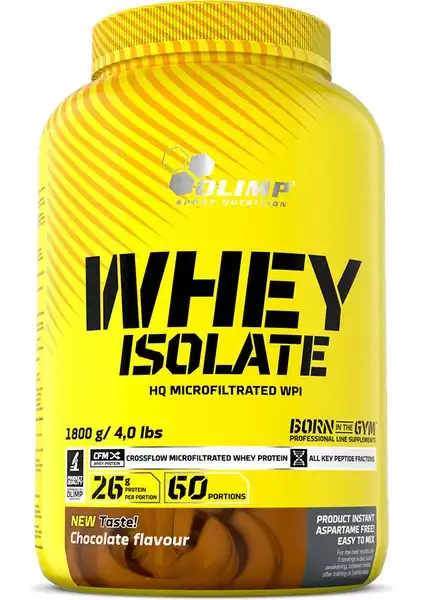 Olimp Whey Isolate Protein Çikolata Aroması 1800 Gr Sporcular ve Sağlıklı Yaşam İçin
