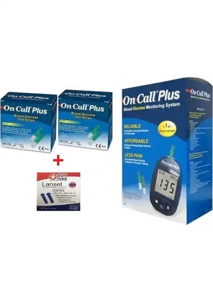 On Call Plus Glukometre Cihazı ve Komple Paket ile Kan Şekeri Takibi