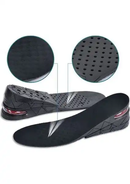 Optana Unisex Hava Yastıklı 7cm Gizli Boy Uzatıcı Tabanlık: Konfor ve Estetik Bir Arada