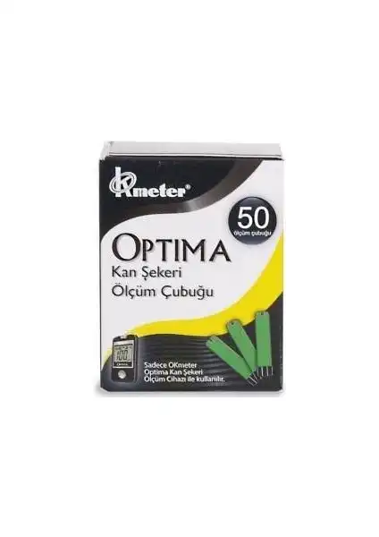 Optima Ölçüm Çubuğu Strip 50 Adet: Güvenilir ve Pratik Diyabet Ölçüm Çözümü