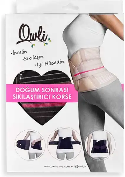 Owli Doğum Sonrası Korse: Bel ve Karın Destekleyici, Emzirme Dostu, Sağlıklı Kullanım