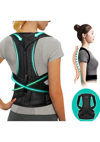 Palwin Balenli Bel Sırt Omuz Dik Durus Korsesi: Ergonomik ve Konforlu Duruş Desteği