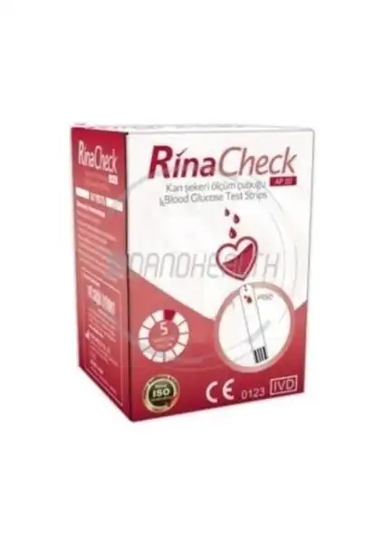 Rina Check 50 Şeker Ölçüm Çubuğu: Güvenilir ve Pratik Kan Şekeri Takibi Çözümü
