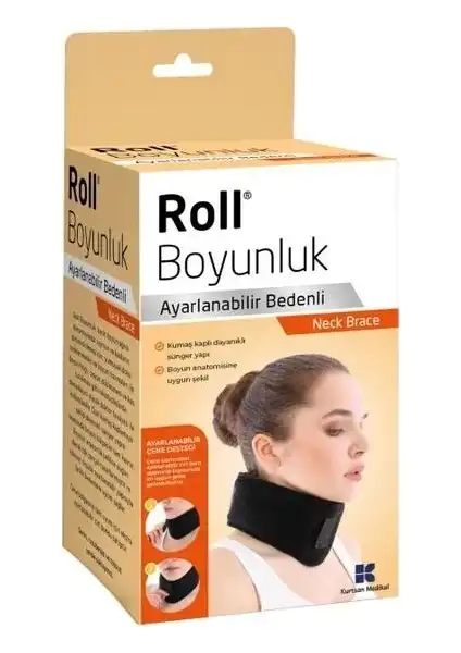 Roll Ayarlanabilir Bedenli Sünger Boyunluk ile Boyun Rahatlatıcı ve Destekleyici Çözüm