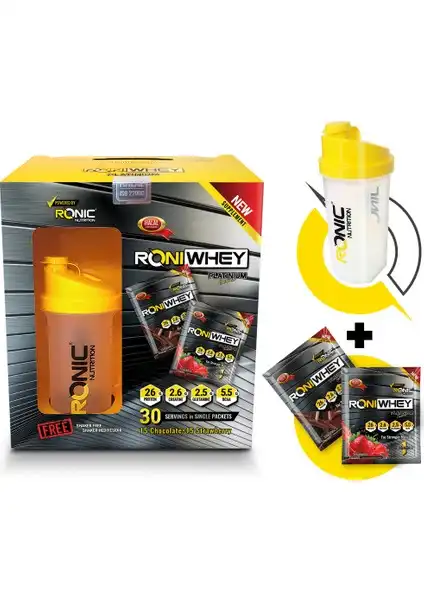 Roniwhey Platinum Protein Tozu: Kas Gelişimini Destekleyen Yüksek Kaliteli Takviye