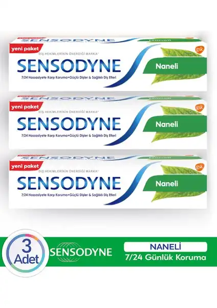 Sensodyne Naneli Diş Macunu: Hassas Dişler İçin Günlük Koruma ve Ferahlatıcı Etki