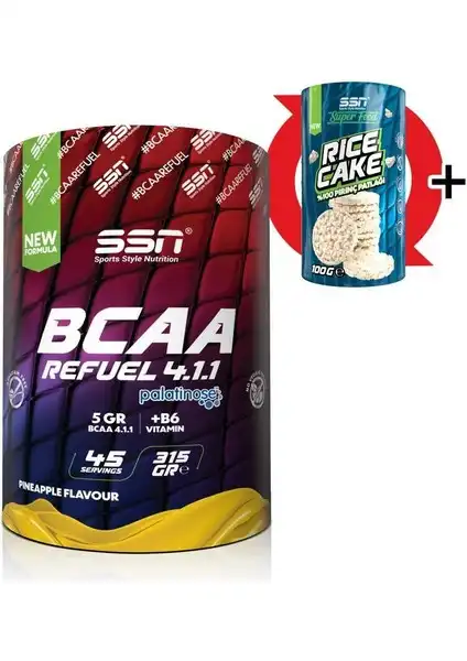 SSN BCAA Refuel Ananas Aroması 315 G - Kas Onarımı ve Enerji Destekleyici Takviye