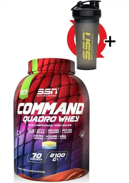 Ssn Command Quadro Whey Protein Çikolata: Yüksek Kaliteli Protein Tozu Seçenekleri