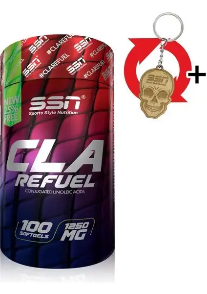 SSN Spor Stili Beslenme Ssn CLA Refuel 1250 mg ile Yağ Yakımını Destekleyen Takviye Ürünü