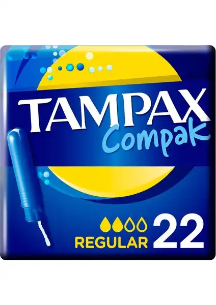 Tampax Compak Regular Aplikatörlü Tamponlar Günlük Kullanım ve Güvenlik İçin Uygun