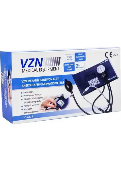 Vzn Mekanik Yetişkin Tansiyon Aleti Aneroid Cırtlı TY-A02 Güvenilir ve Hassas Ölçüm Sağlayan Cihaz
