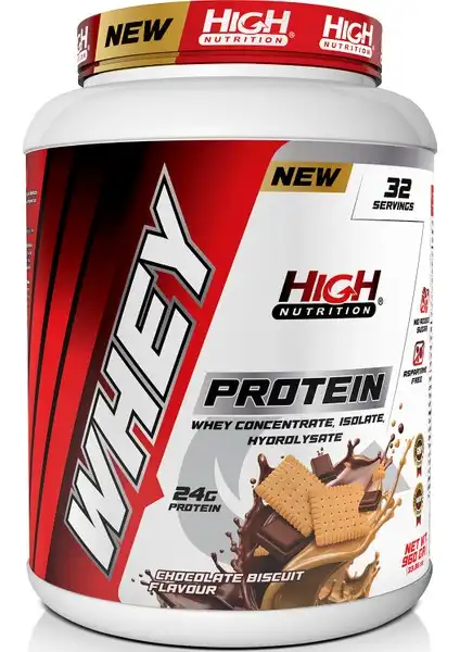 Yüksek Besin Değeri ile Lezzetli Whey Protein Takviyesi 960g Çikolata-Bisküvi Aroması