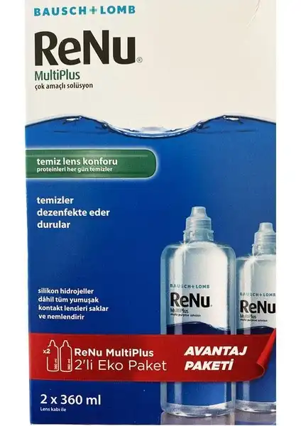 Bausch Lomb Renu Multiplus Lens Solüsyonu ile Göz Sağlığınızı Koruyun