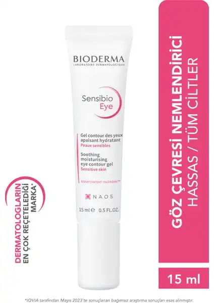 Bioderma Sensibio Göz Çevresi Jeli: Hassas Ciltler İçin Derin Nemlendirme