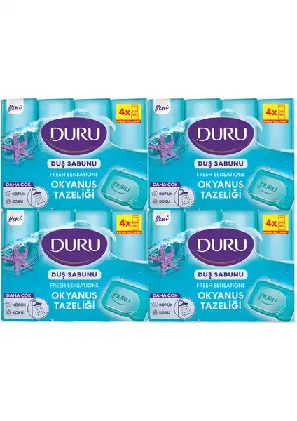 Duru Fresh Sensations Okyanus Tazeliği Duş Sabunu ile Yenilenin
