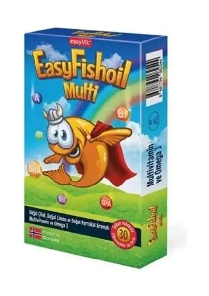 EasyFishoil Multi: Omega-3 Yağ Asitleri ve Vitamin İçeren Sağlıklı Takviye