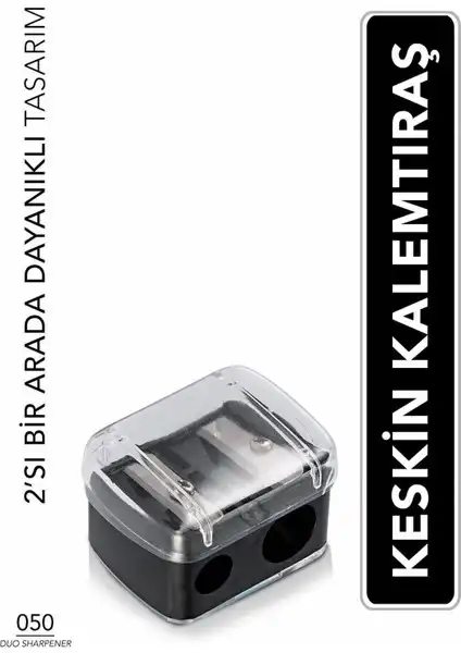 Flormar Göz ve Dudak Kalemlerine Özel İkili Kalemtıraş ile Keskin Görünümler
