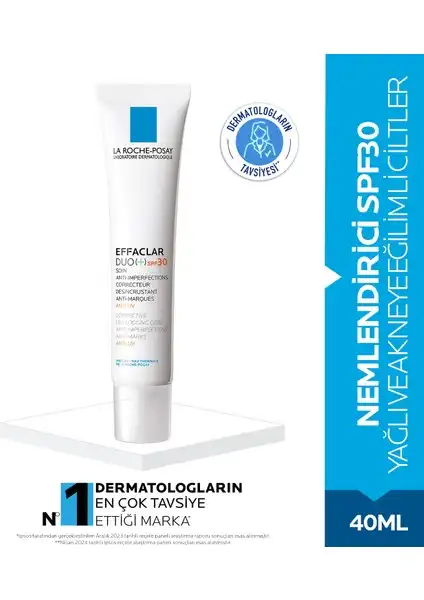 La Roche-Posay Effaclar Duo(+) Bakım Kremi: Akneye Eğilimli Ciltler İçin Etkili Çözüm
