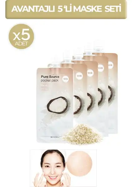 MISSHA Ölü Derileri Arındıran Aydınlatıcı Pirinç Peeling Seti ve Özellikleri