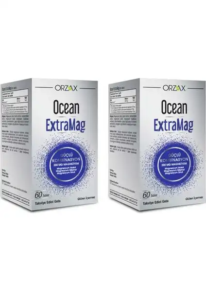 Ocean Extramag 60 Tablet: Sağlıklı Yaşam Destekleyici Takviye Gıdası İnhalasyonu