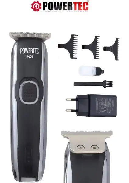 Powertec TR-858: Kablosuz Profesyonel Tıraş Makinesiyle Tanışın