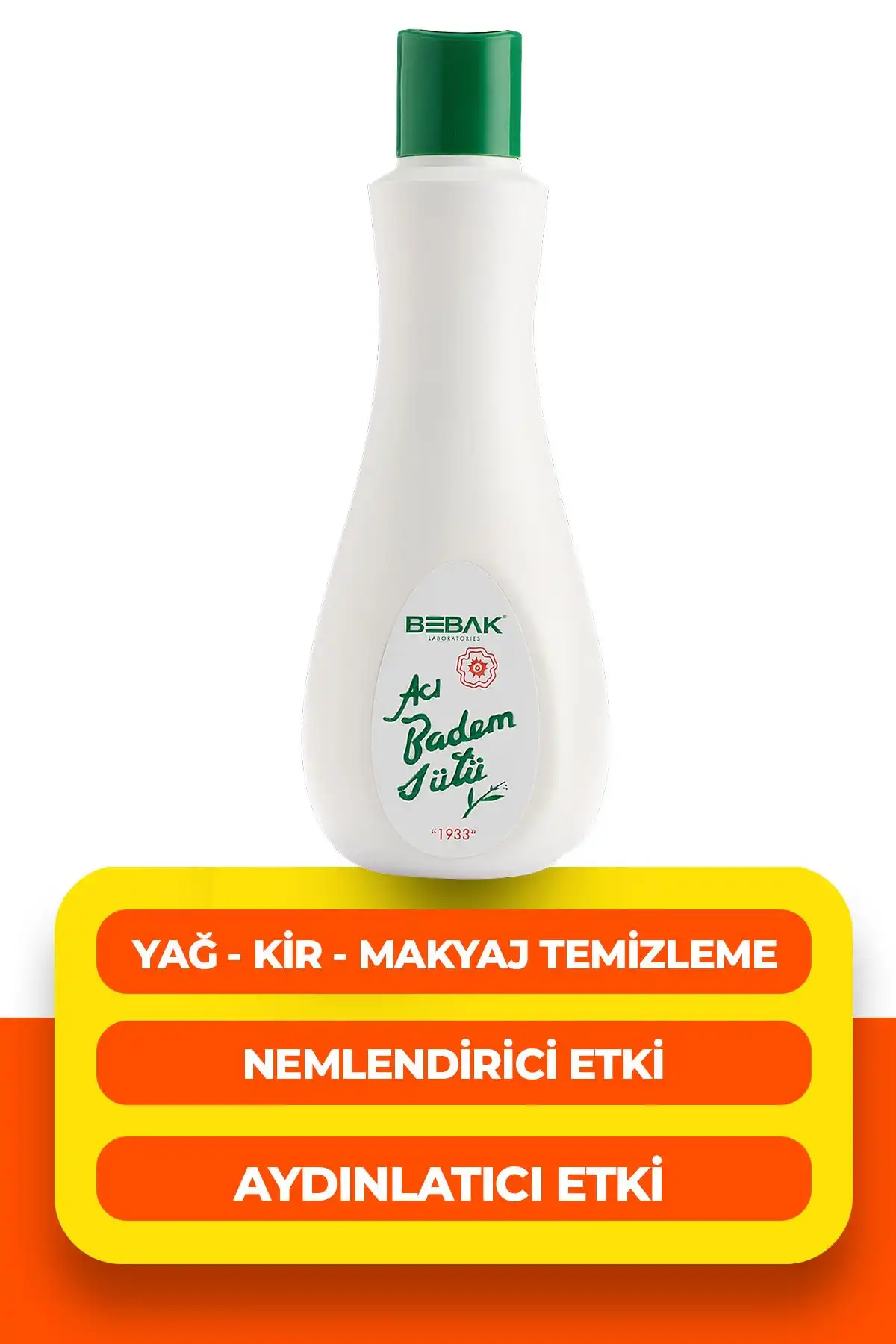 Acı Badem Cilt ve Makyaj Temizleyici - 215 ml