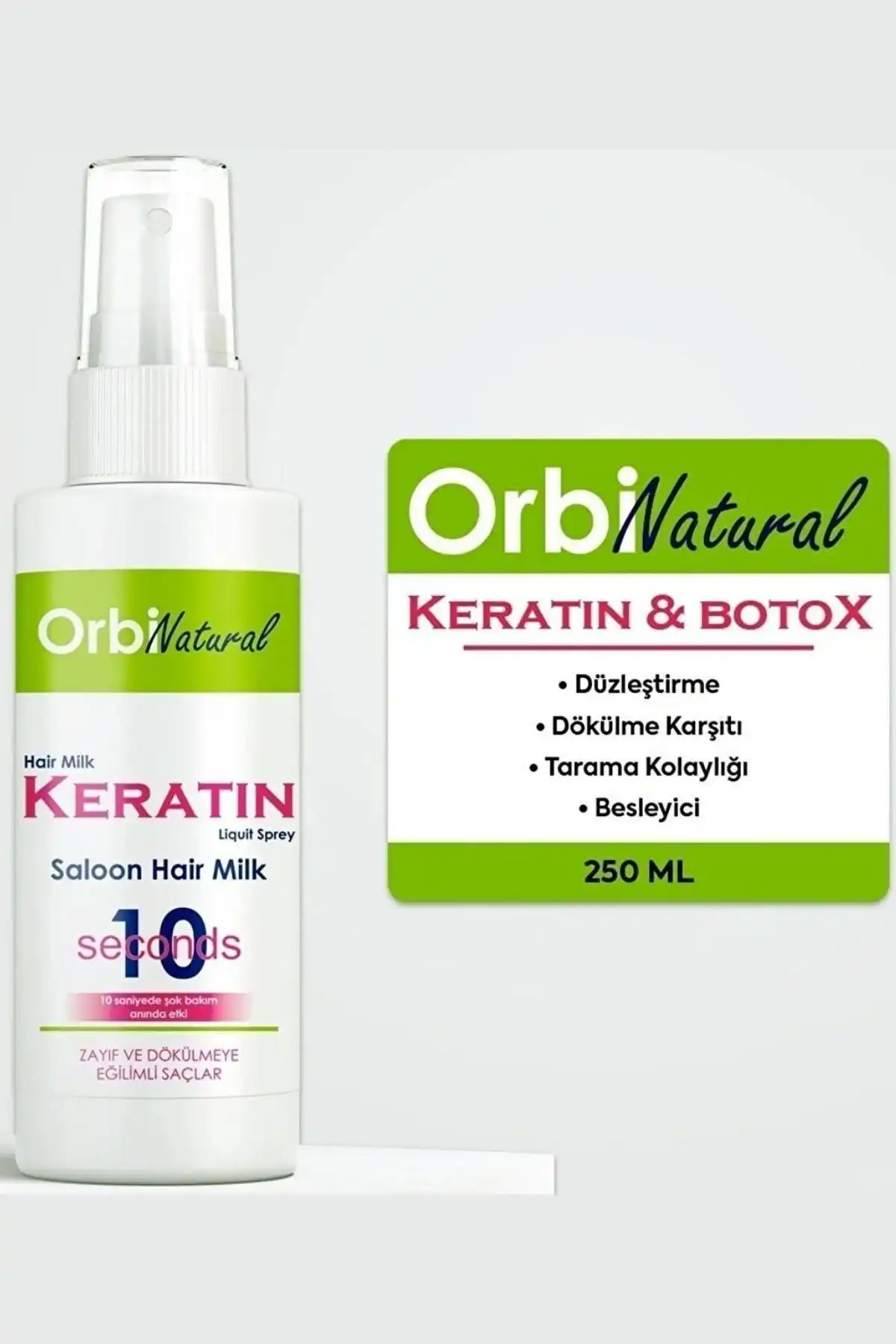 Durulanmayan Keratin Bakım Sütü: Dökülme Karşıtı & Düzleştirici
