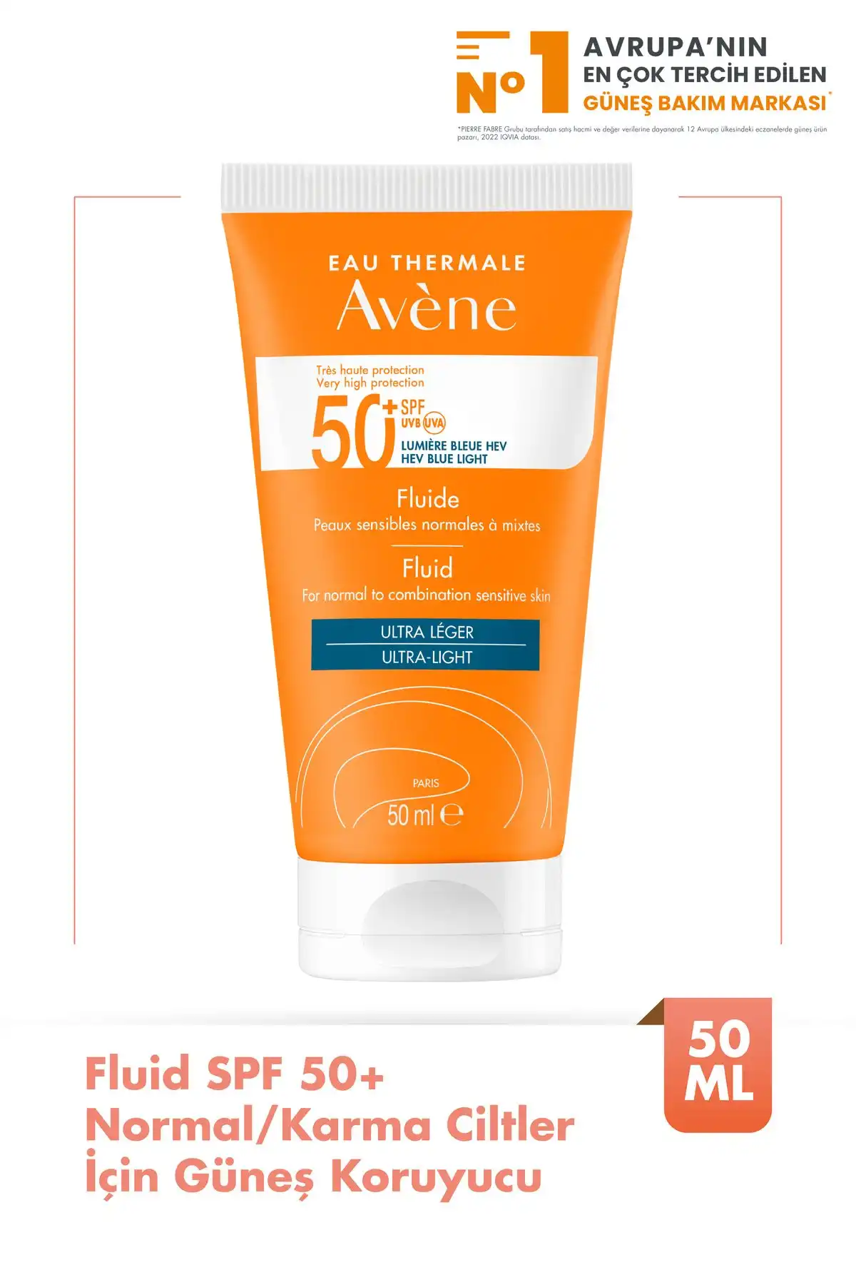 Fluide SPF 50+ Güneş Kremi ile Yüksek Koruma